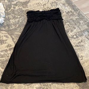 Strapless cover up dress